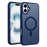For iPhone 16 Magnetic Case Compatible with MagSafe TPU+PC Phone Cover - Blue - 1