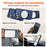For iPhone 16 Magnetic Case Compatible with MagSafe TPU+PC Phone Cover - Blue - 4