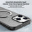 For iPhone 16 Pro Case Compatible with MagSafe Ring Kickstand TPU+PC Back Cover - Black - 5