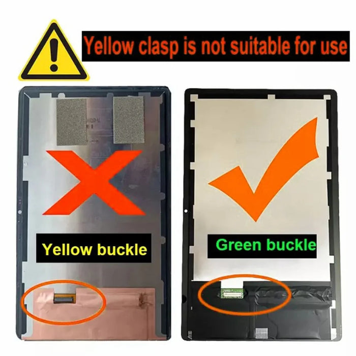For Teclast T40 Plus OEM Grade S LCD Screen and Digitizer Assembly Part (Without Logo) (Green Buckle) - 4