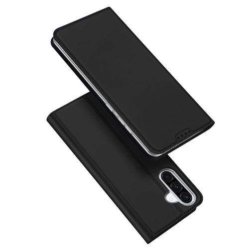 DUX DUCIS For Samsung Galaxy A56 5G / A36 5G Case  Skin Pro Series Leather Cover Card Holder - Black - 1
