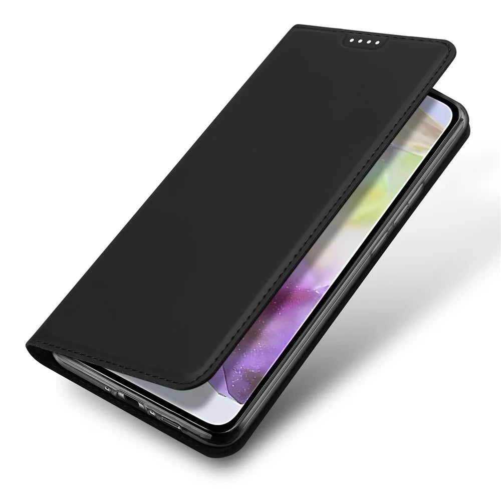 DUX DUCIS For Samsung Galaxy A56 5G / A36 5G Case  Skin Pro Series Leather Cover Card Holder - Black - 4