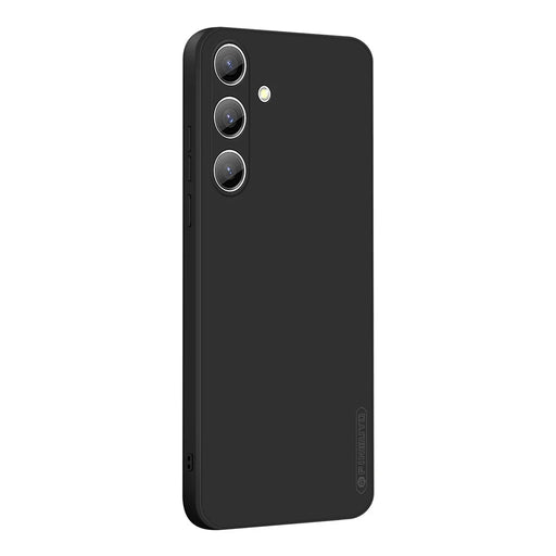 PINWUYO For Samsung Galaxy S25 Phone Case  Soft Matte TPU Mobile Back Cover - Black - 1