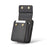 CASEME For Samsung Galaxy Z Flip7 FE 5G / Z Flip7 5G / Z Flip6 5G / Z Flip5 5G Leather Mobile Phone Bag RFID Blocking Wallet Pouch with Strap - Black - 3