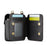 CASEME For Samsung Galaxy Z Flip7 FE 5G / Z Flip7 5G / Z Flip6 5G / Z Flip5 5G Leather Mobile Phone Bag RFID Blocking Wallet Pouch with Strap - Black - 4