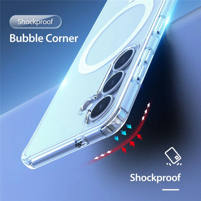 DUX DUCIS For Samsung Galaxy S25 Back Cover  Clin Series Clear Phone Case Magnetic Case - Clear - 6