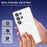 For Samsung Galaxy S25 Ultra Magnetic Case Shockproof TPU+PC Glitter Back Cover - 5