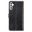 For Samsung Galaxy A36 5G Wallet Case Glitter Anti-Scratch Leather Phone Cover Stand - Black - 5