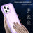 For iPhone 16 Pro Back Cover Skin Touch Frosted Translucent Magnetic Phone Case - Hot Pink - 3