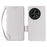 For OnePlus 13 Case with Wrist Strap Litchi Texture PU Leather Wallet Phone Cover - White - 1
