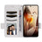 For OnePlus 13 Case with Wrist Strap Litchi Texture PU Leather Wallet Phone Cover - White - 2
