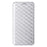 For OnePlus 13 Wallet Case Rhombus Imprinted Leather Phone Cover - Silver - 7