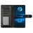 For Samsung Galaxy A36 5G Leather Case Wallet Stand Phone Cover with Handy Strap - Black - 3