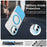 For iPhone 16 Plus Case Compatible with MagSafe Color Splicing IMD TPU+PET+PC Mobile Cover - Blue - 2
