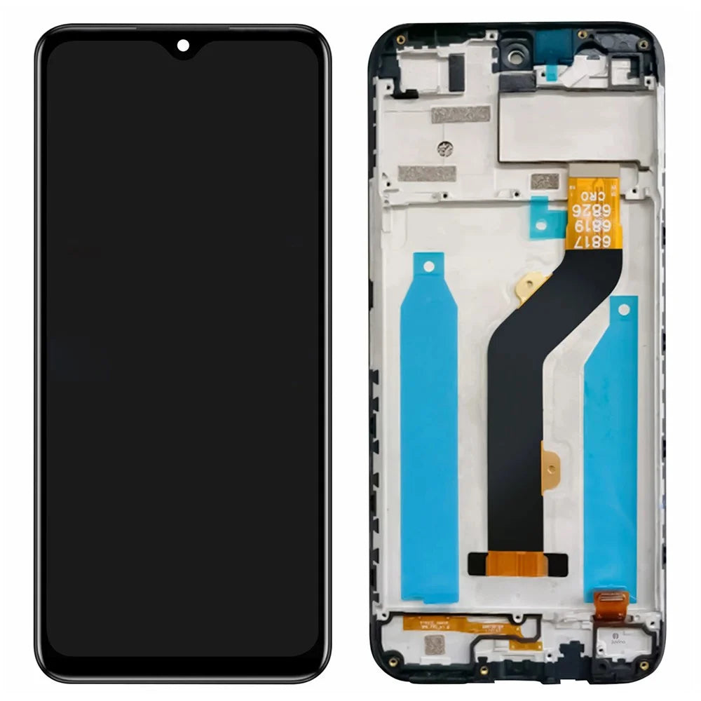 For Infinix Hot 12 Play 4G X6816 Grade C LCD Screen and Digitizer Assembly + Frame Replacement Part (Without Logo) - 1