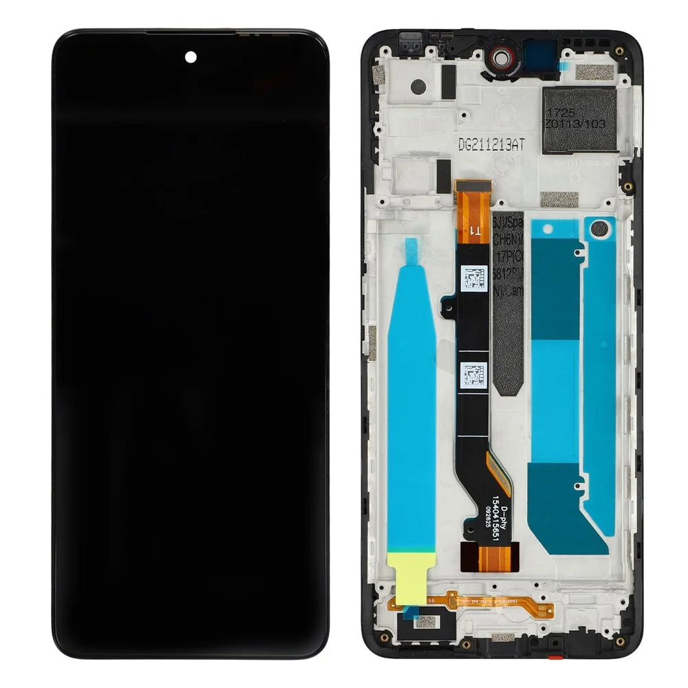 For Infinix Zero 5G X6815 X6815B Grade C LCD Screen and Digitizer Assembly + Frame Part  (Without Logo) - 1