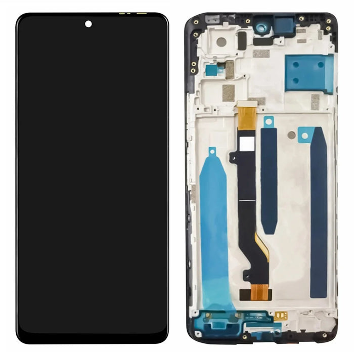 For Infinix Zero X Neo 4G X6810 Grade C LCD Screen and Digitizer Assembly + Frame Replacement Part (Without Logo) - 1