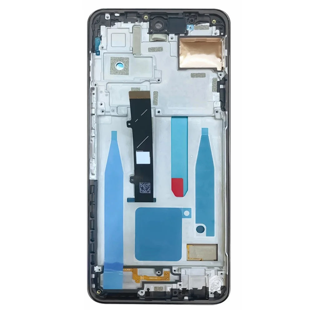 For TECNO Camon 18 Premier CH9 Grade C LCD Screen and Digitizer Assembly + Frame Part (TFT Technology) (Without Logo) - Black - 3