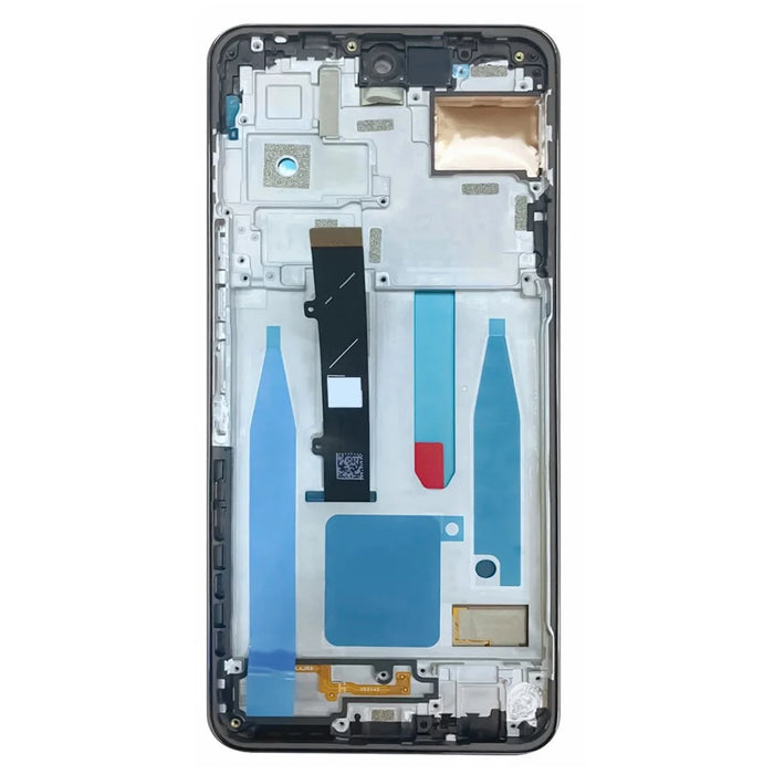 For TECNO Camon 18 Premier CH9 OEM Grade S OLED Screen and Digitizer Assembly + Frame (Without Logo) - Black - 3