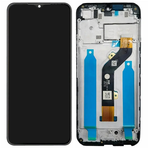 For TECNO Pop 5 Pro 4G BD4j Grade C LCD Screen and Digitizer Assembly + Frame Part  (Without Logo) - 1