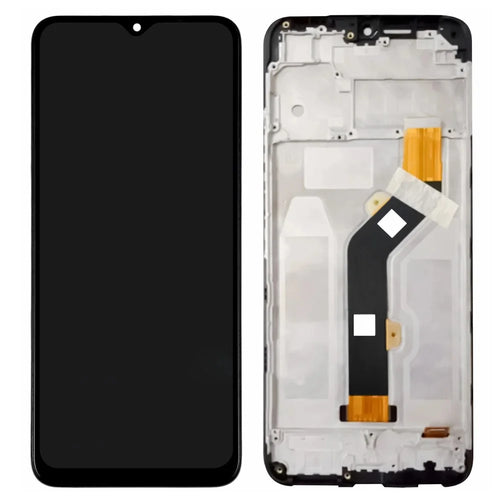 For TECNO Pova Neo LE6 Grade C LCD Screen and Digitizer Assembly + Frame Part  (Without Logo) - 1