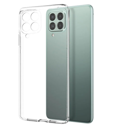 NORTHJO 2 in 1 TPU Phone Case + Tempered Glass Screen Protector for Samsung Galaxy M53 5G, Full Protection Anti-Drop Transparent Phone Cover - 2