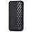 For TECNO Spark 30C 4G PU Leather Case Rhombus Imprint Wallet Stand Phone Cover - Black - 6
