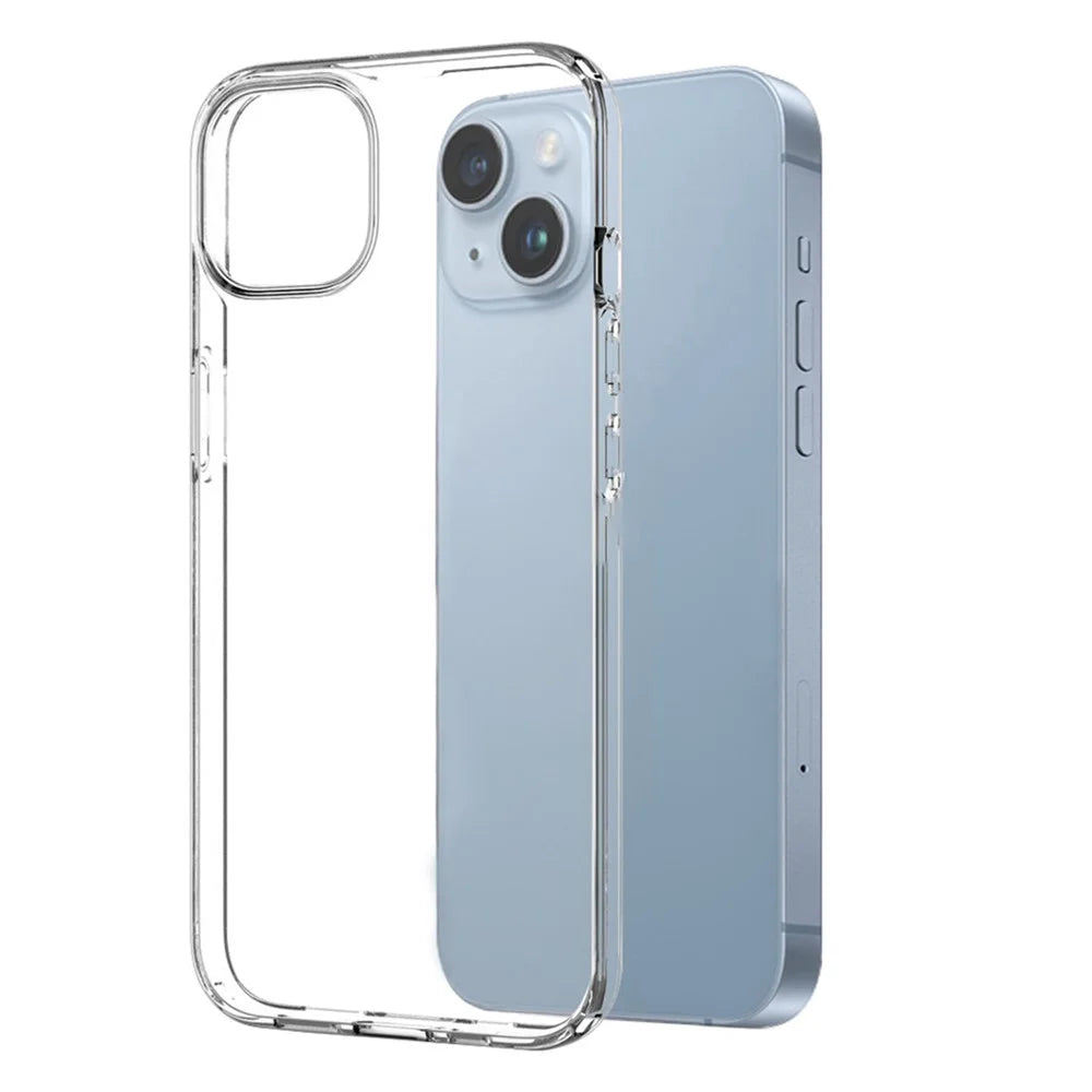 NORTHJO Ultra Clear Phone Case for iPhone 14 Plus Anti-Fall Protective 3 in 1 TPU Case with Tempered Glass Screen Protector / Camera Lens Cover - 2