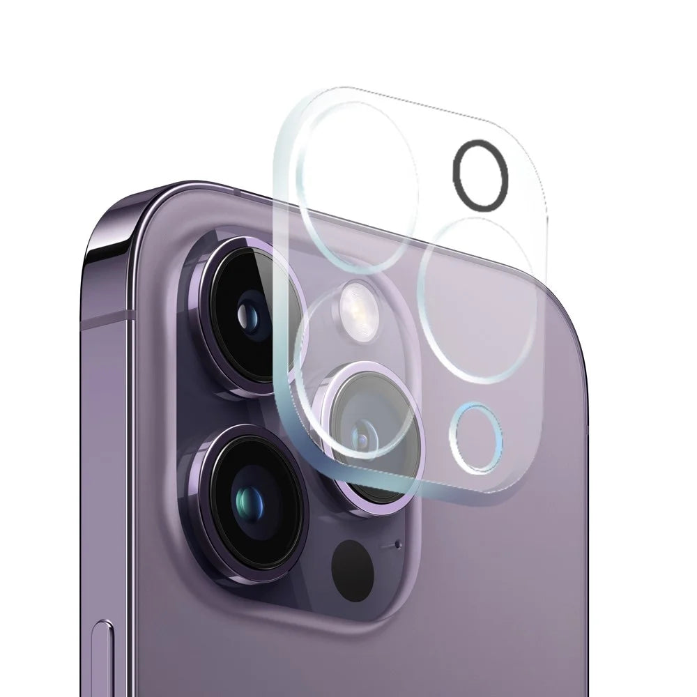 NORTHJO HD 3 in 1 Shockproof Case for iPhone 14 Pro Protective TPU Phone Case with Tempered Glass Screen Protector / Camera Lens Cover - 4