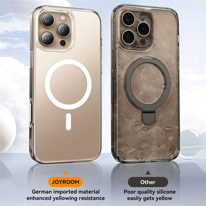 JOYROOM JR-16FG8 For iPhone 16 Pro Max Clear Case Compatible with MagSafe PC+TPU Matte Back Cover - 5