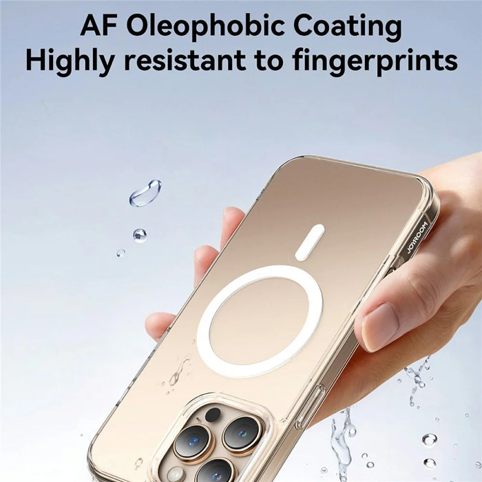 JOYROOM JR-16FG8 For iPhone 16 Pro Max Clear Case Compatible with MagSafe PC+TPU Matte Back Cover - 6