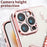 KADEM For iPhone 13 Pro Case Dragonfly Kickstand TPU Flowers Glitter Phone Cover - Pink - 4