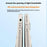 For iPhone 14 Pro Case Compatible with MagSafe Kickstand TPU+PC Heat Dissipation Phone Cover - Grey - 7
