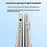 For iPhone 16 Pro Case Compatible with MagSafe Kickstand TPU+PC Heat Dissipation Phone Cover - Grey - 7