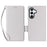 For Samsung Galaxy A36 5G Case with Wrist Strap Litchi Texture PU Leather Wallet Phone Cover - White - 1