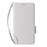For Samsung Galaxy A36 5G Case with Wrist Strap Litchi Texture PU Leather Wallet Phone Cover - White - 7