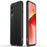 For Meizu 21 Bumper Case Metal Frame Phone Cover with Camera Lens Guard - Black / Silver - 1