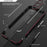 For Meizu 21 Bumper Case Metal Frame Phone Cover with Camera Lens Guard - Black / Silver - 2