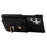For Samsung Galaxy S24 Ultra Case with Card Holder, Shoulder Strap PC+TPU Ring Kickstand Phone Back Cover - Black - 2