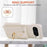 For Google Pixel 9 Pro XL  /  9 Pro Case with Card Holder, Shoulder Strap PC+TPU Ring Kickstand Phone Back Cover - White - 5