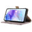 For Samsung Galaxy S24 Wallet Phone Case Shockproof TPU+PU Leather Flip Cover with Mirror, Strap - Purple - 3