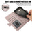 For Google Pixel 7a Leather Case with Card Holder, Straps, Shockproof Wallet Phone Cover - Purple - 7