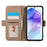 For Samsung Galaxy A35 5G Leather Case with Card Holder, Straps, Shockproof Wallet Phone Cover - Khaki - 2