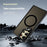 For Samsung Galaxy S25 Ultra Case with Lens Kickstand Matte Back Cover Magnetic Case - Black - 6