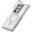 For Samsung Galaxy S25 Ultra Magnetic Case Lens Cover Kickstand Matte Back Cover - Grey - 1