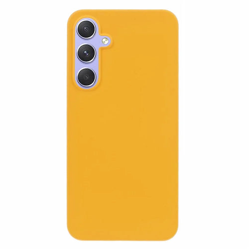 For Samsung Galaxy A36 5G Case Hard PC Frosted Minimalist Phone Cover - Yellow - 1