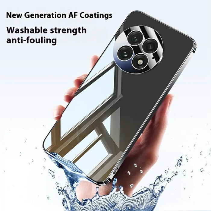 For OnePlus 13 Case Electroplating PC Phone Back Cover with Camera Lens Protector - Black - 2