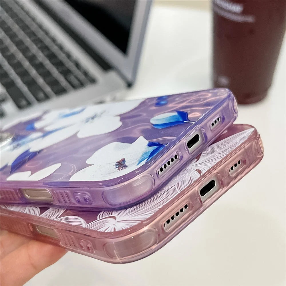 For iPhone 16 Pro Max Case Electroplated IMD TPU+PC Phone Back Cover with Glass Lens Film - FL11 - 6