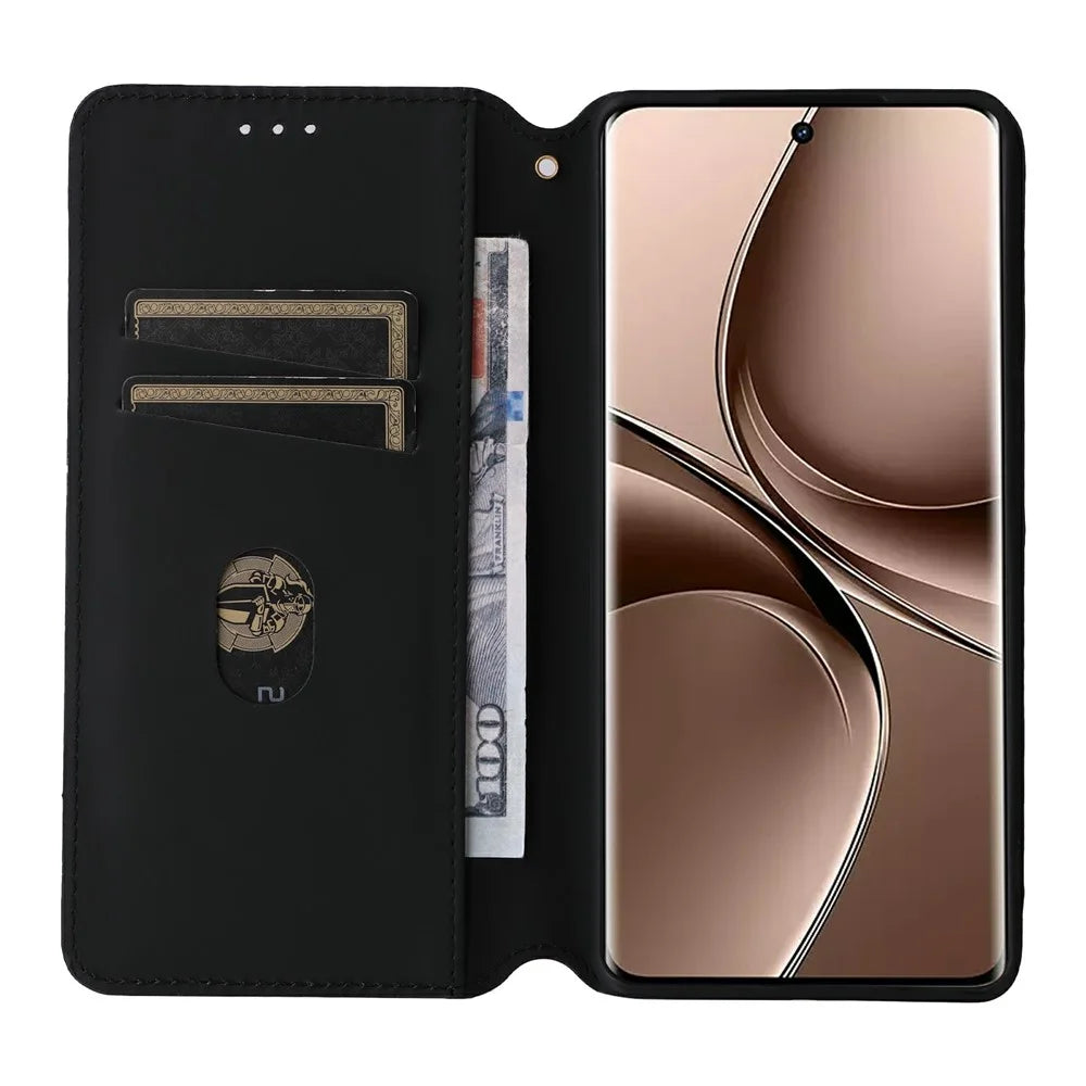 For vivo V40e 5G / iQOO Z9s 5G Wallet Case Rhombus Imprinted Leather Phone Cover - Silver - 2