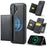 MAGKING K2 Series For iPhone 16 Case Compatible with MagSafe PC+TPU+PU Phone Cover - Black - 1